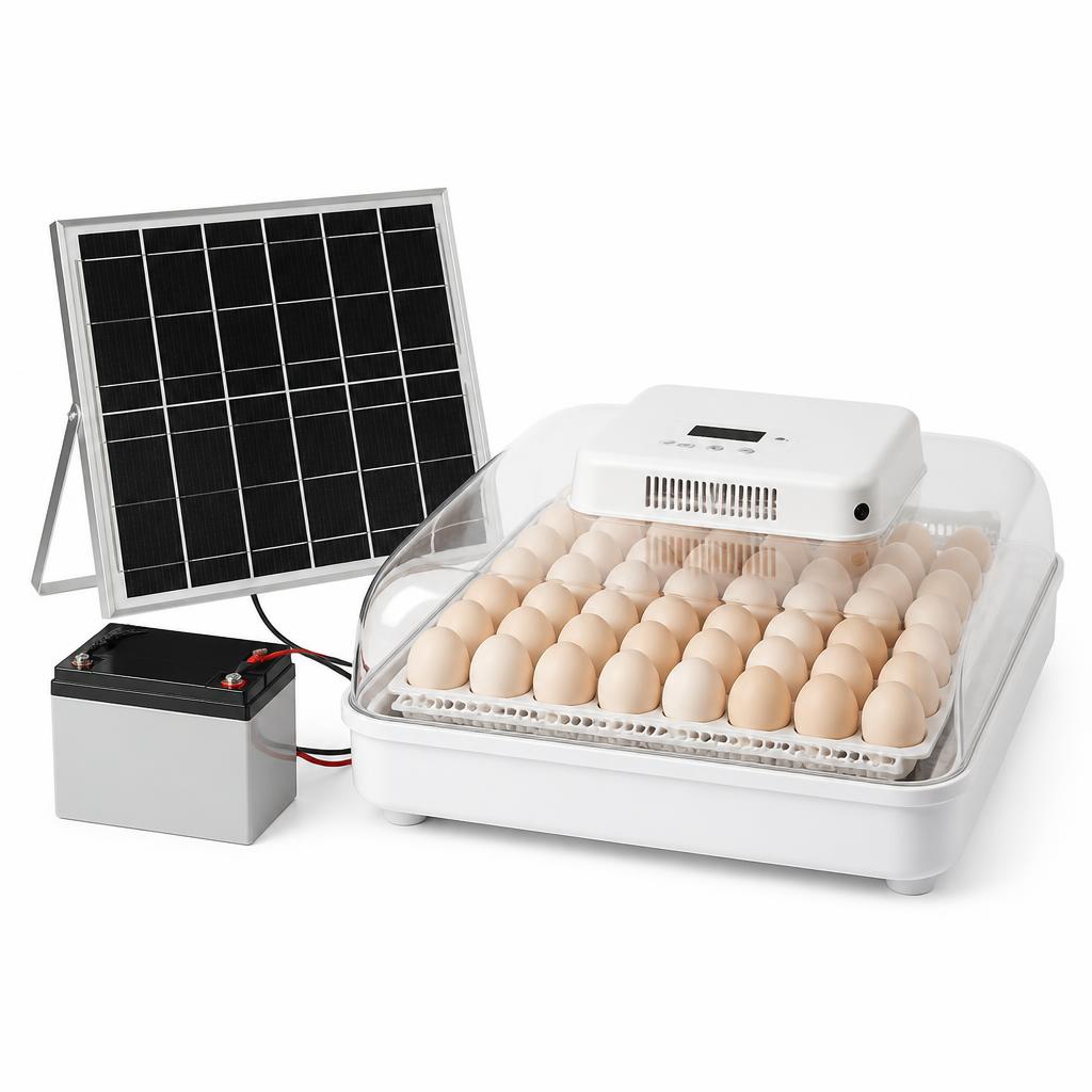 Incubateur Solaire I-48 — 48 œufs Autonome