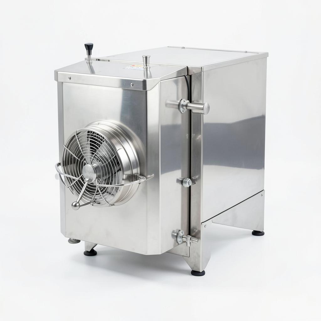 Plumeuse Automatique P70 — Inox — vue de profil | Brass AgriTech