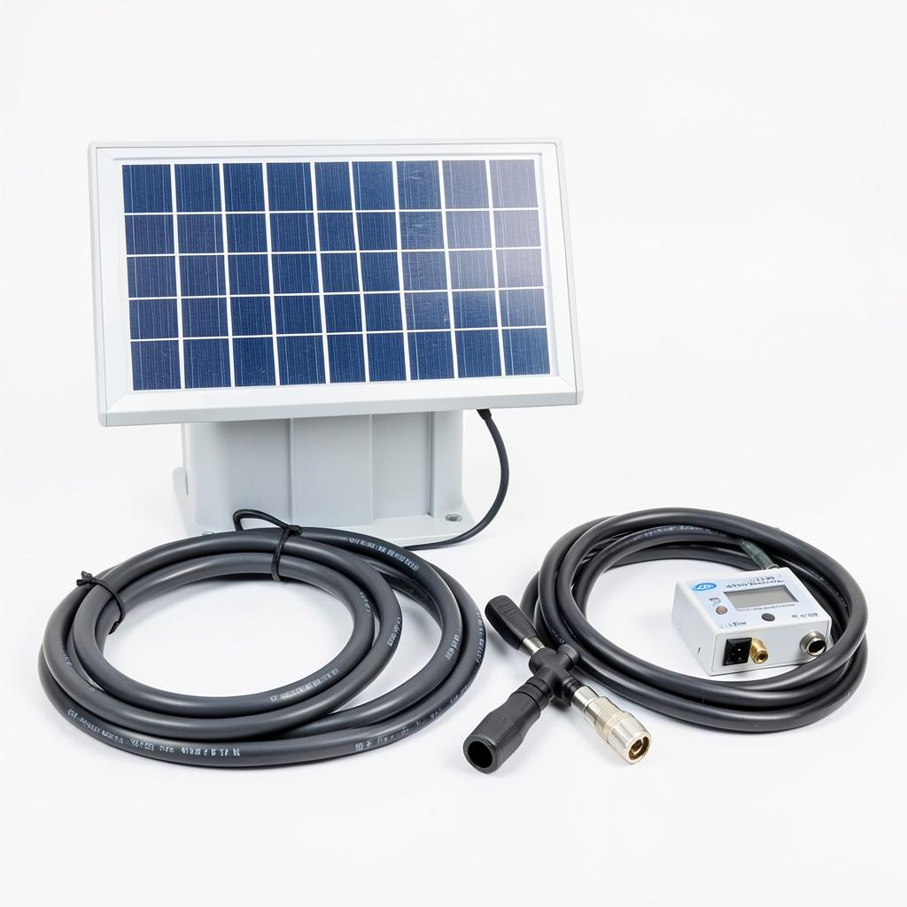 Kit Pompe d'Irrigation Solaire SP15 — 1,5 kW — détail du moteur et des commandes | Brass AgriTech