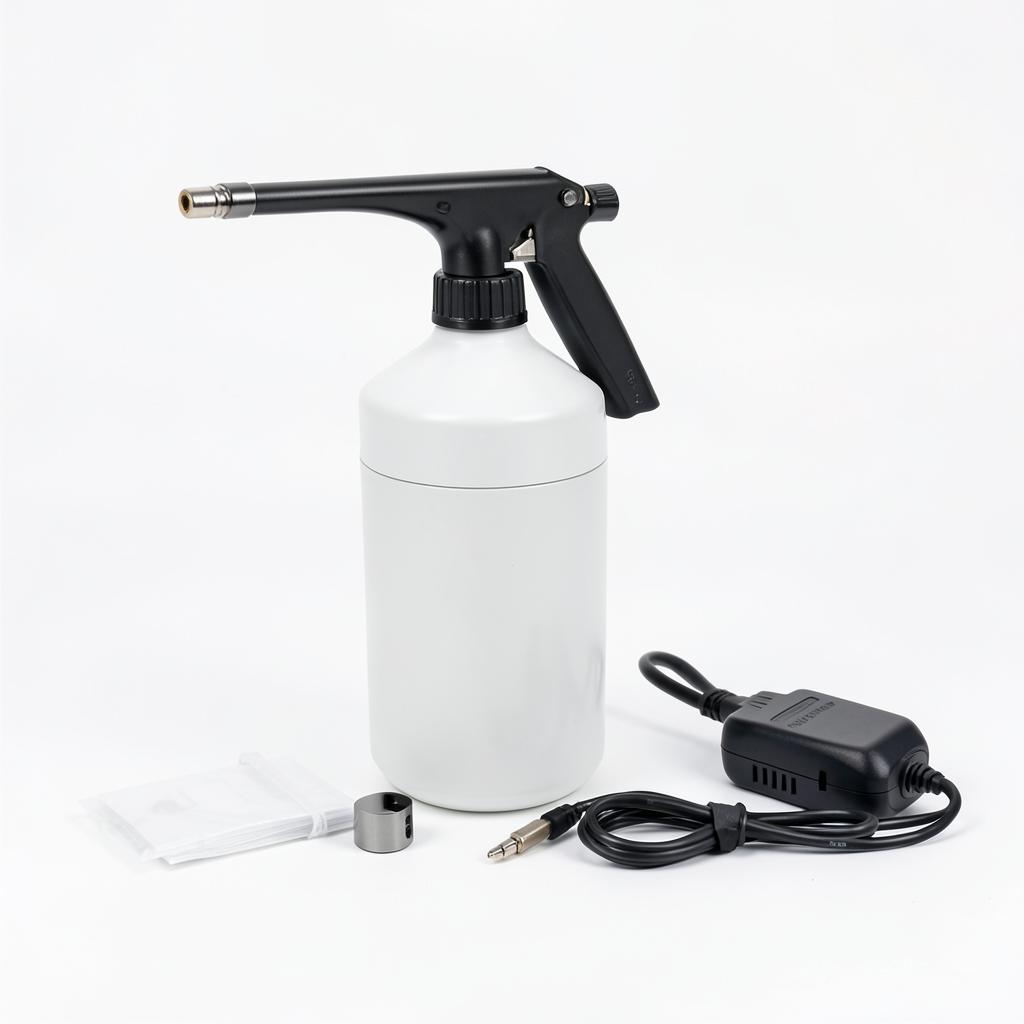 Pulvérisateur à Batterie PB16 — 16 L — détail du moteur et des commandes | Brass AgriTech